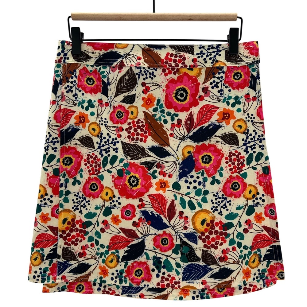 RipSkirt‎ Hawaii Womens Small Floral Wrap Skirt Vacation Beach Stretch Small